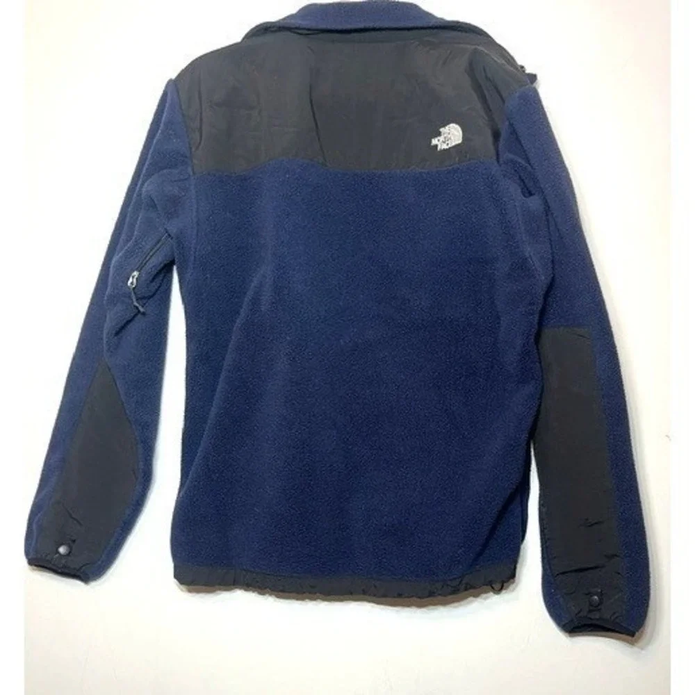 Vintage 1990s The North Face Denali Blue Polyester Fleece Jacket Size Medium